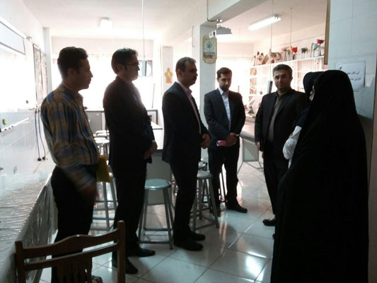 افتتاح آزمایشگاه انرژی های نو  توسط جناب آقای سلطانیان مدیر کل دفتر آموزش متوسطه نظری اداره کل 10 اردیبهشت 97